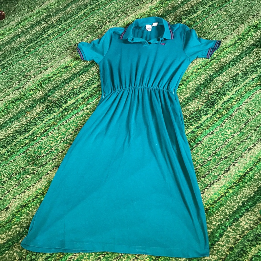 Sears Teal Polo-Style Girls' Casual Dress